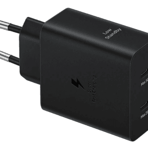 Cargador USB-C 50W con Carga Rápida Negro